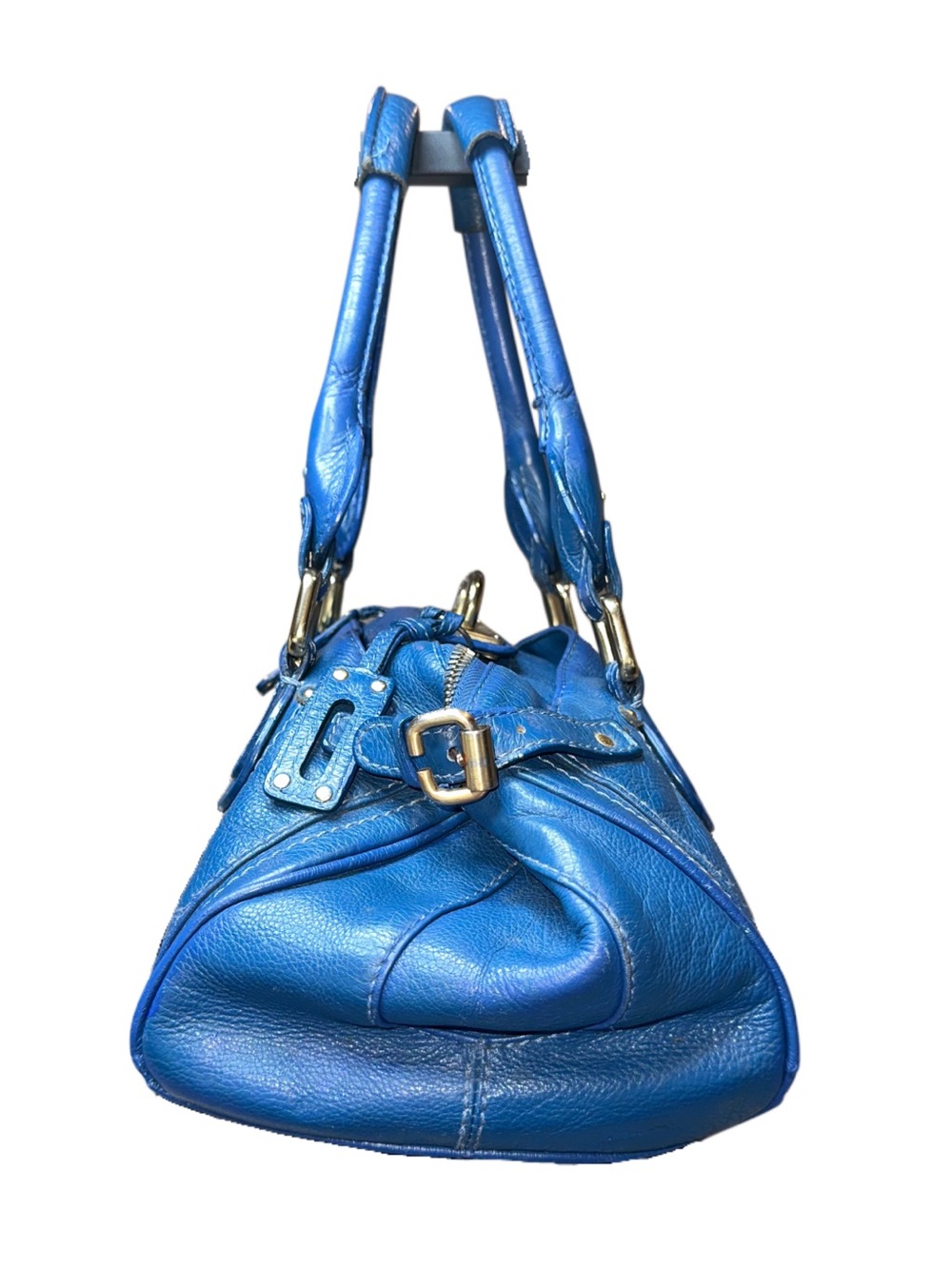 CHLOE PADDINGTON Blue Leather Bag - Lock and Key - Picture 5 of 17